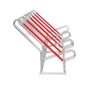 City Hybrid Bicycle Rack 6 Cycle Cap