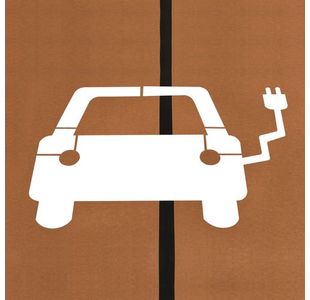 Stencil Ev Charging Point Symbol 700