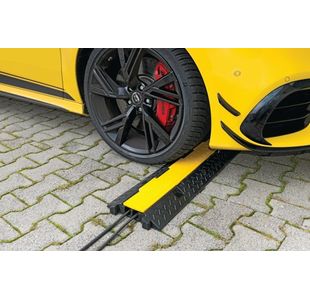 Cable Prot Ramp 1000X245X45 Ylw/Blk