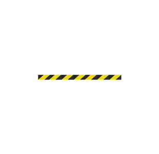 Barrier Blk With Ylw/Blk Belt 10.6M