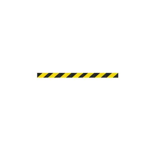 Magn Back Barrier Blk Ylw/Blk 3M