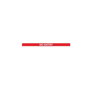 Magn Barrier Ylw No Entry Red/Wht 3M