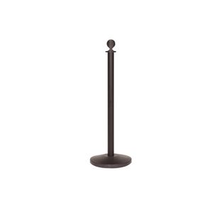 Ropemaster Black Steel Post Ball Top