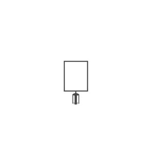 A3 Sign Vert Frame Black Belt