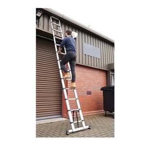 Telescopic 13 Tread Ladder Aluminium