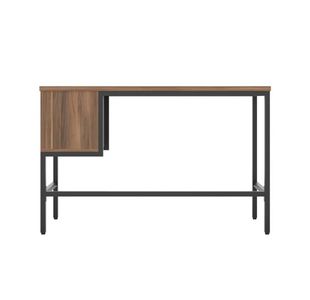 5 Star Varo Rect Desk D Walnut/Black