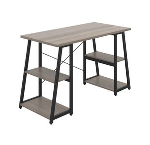 Strivo A/Frame Desk Grey Oak/Black