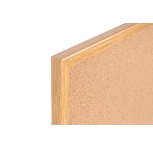 Cork Noticeboard Oak Frame 1200X900