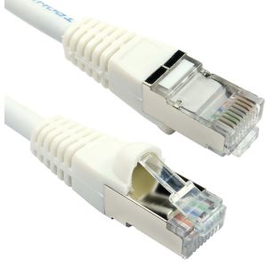 Cat6A Patch Snagless Cable 0.5M Wht