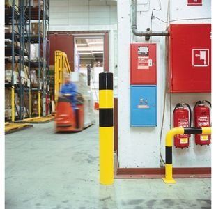 Hdut Bollard Type L 1600Mm Ylw/Blk