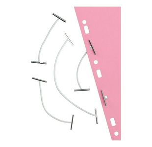 Treasury Tags Elastic 76Mm Wht Pk100