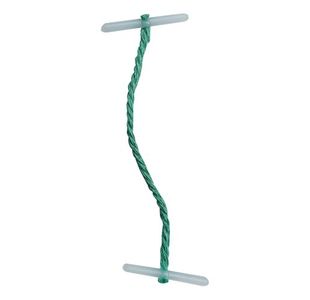 Treasury Tags Plastic 76Mm Grn Pk100