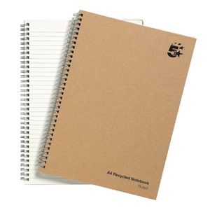 Eco Notebook Wbnd A4 Buff Pk5