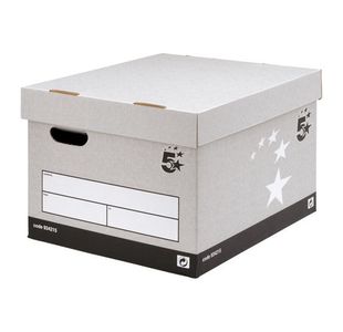Storage Box + Lid Grey Pk10
