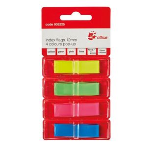 Index Flags 12X45Mm 40 Flags/Col Pk5