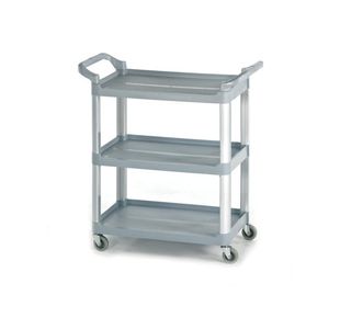 Gpc 3 Shelf Service Trolley Grey
