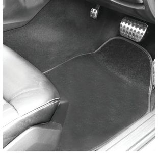 Goodyear 4 Piece Car Mat Set Black