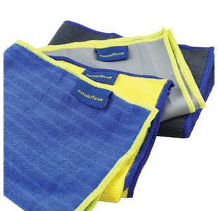 Goodyear Microfibre Cloth Set Pk4