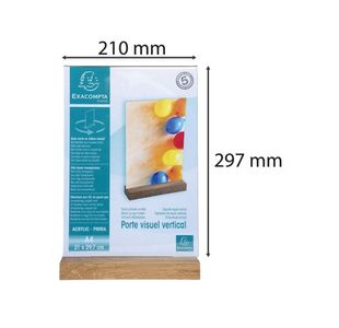 Portrait Stand Up Sign Holder A4