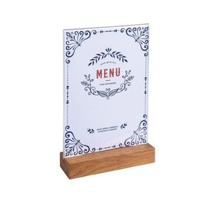 Portrait Stand Up Sign Holder A5