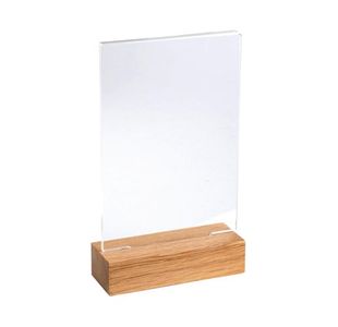 Portrait Stand Up Sign Holder A6