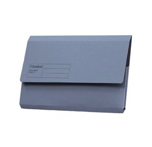 Guildhall Doc Wlt Foolscap Blue Pk50