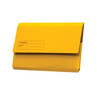 Guildhall Doc Wallet Fc Ylw Pk50