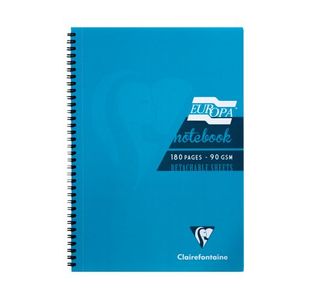Europa A4 Notebook Turquoise Pk5