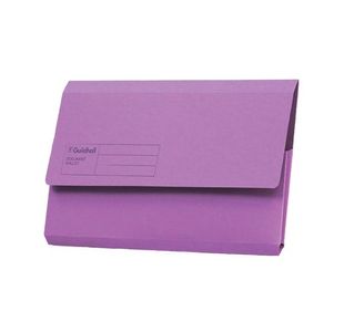 Guildhall Doc Wallets Fc Violet Pk50