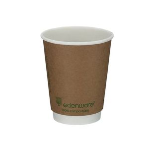 Dbl Wall Coff Cup 8Oz Kraft Pk500