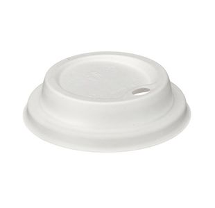 Moulded Fibre Lid 8Oz White Pk1000