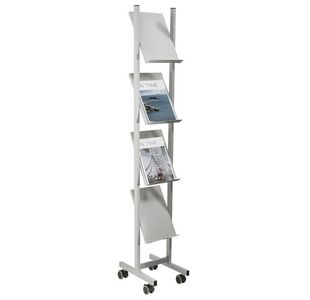 Helit Mob A4 4Tier Lit Display Stand