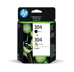 Hp 304 Ink Blk/Tri-Col Twinpk Cmy
