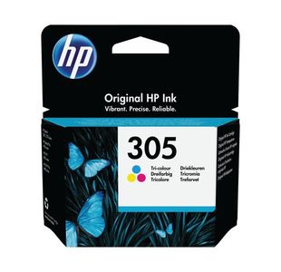 Hp 305 Ink Cart Multipk Tri-Col Cmy