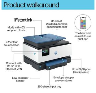 Hp Officejet Pro 9125E Aio Prntr:Uk/