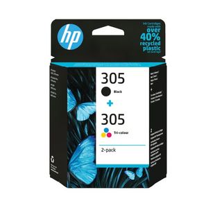 Hp 305 Ink Twinpk Blk/Tri-Color Cmy