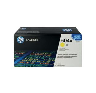 Hp 504A Laserjet Toner Yellow Ce252A