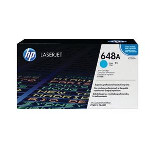 Hp 648A Laserjet Toner Cyan Ce261A