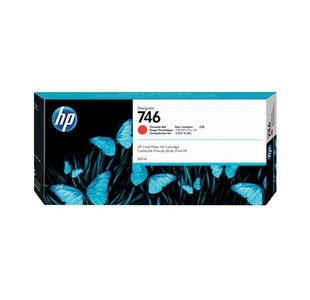 Hp 746 Chromatic Red Ink Cartv 300Ml