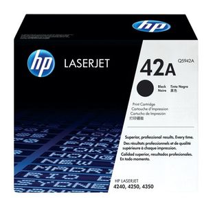 Hp 42A Laserjet Toner Black Q5942A