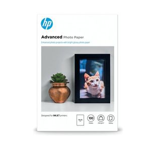 Hp Pht Ppr Glsy 250Gsm 100 Sheets