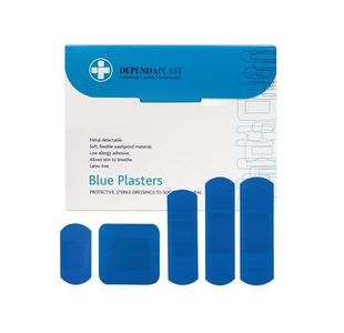 Plasters Assorted Size Blue Pk150