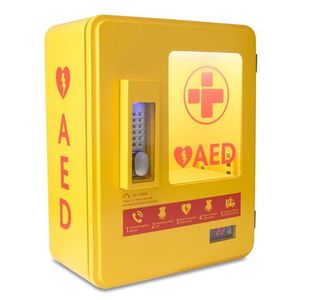 Aed Alarmed Outdoor Heated Cabinet