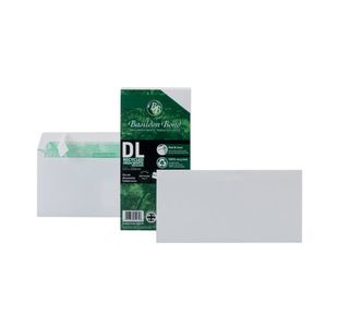Basildon Dl Env Peel Seal Wht Pk100