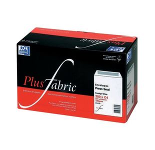 Plus Fab Wht Env C4 Wnw 120G Bx250