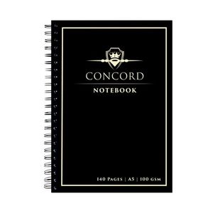 Concord A5 Jotta N/Book 140Pg Bk Pk5