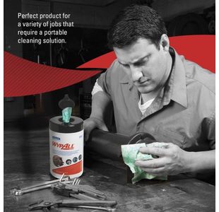 Industrial Cleaning Wipe X50 Grn Pk6