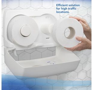 Jumbo Toilet Roll X500 Wht Pk12