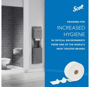 Paper Toilet Roll X833 Wht Pk12