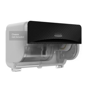 Icon Fplate 2 Roll Wc Paper Disp Blk